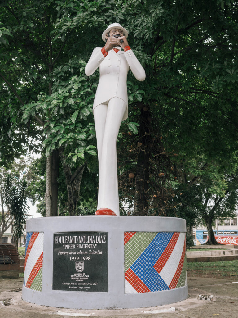 Estatua Piper Pimienta parque del Barrio Obrero